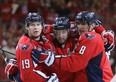 Nicklas Backstrom, Mike Green and Alex Ovechkin are three pretty good reasons the Washington Capitals sport a deadly powerplay. (Photo: Bruce Bennett/Getty Images North America)
