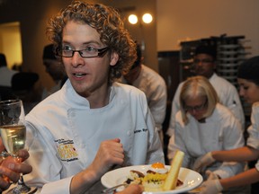 EDMONTON, AB. OCTOBER 18,  2012 -Gold Medal Plates, the annual fundraiser for the Canadian Olympic and Paralympic team at the Shaw Conference Centre.  10 chefs compete in this swank event. LIANE FAULDER STORY.  EDMONTON JOURNAL/SHAUGHN BUTTS