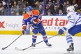 Ales Hemsky on the attack (Photo by Derek Leung/Getty Images)