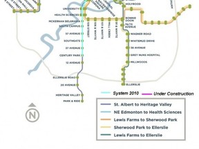 Edmonton's proposed LRT expansion