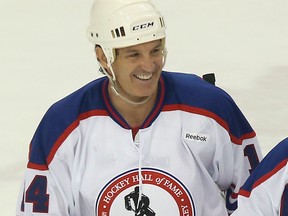 Brendan Shanahan during the 2013 Hockey Hall of Fame Legends Classic game at Toronto's Mattamy Athletic Center on Nov. 10, 2013.