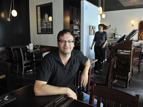 EDMONTON, ALBERTA: APRIL 8, 2009 -- Brad Lazarenko, executive chef for Culina Restaurant Group, at his restaurant located at 9912-89 Avenue. (Photo by Larry Wong/Edmonton Journal) (See story by Liane Faulder)