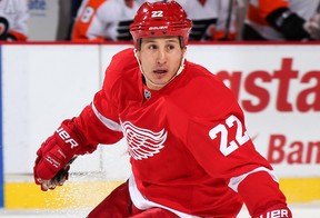 Detroit Red Wings forward Jordin Tootoo.