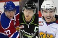 From left, Edmonton Oil Kings players Curtis Lazar, Griffin Reinhartand Mitchell Moroz have been tagged to play for the WHL select squad in the Subway Super Series Nov. 27 in Red Deer and Nov. 28 in Lethbridge against the Russian junior national team.