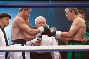 Hollywood legends Sylvester Stallone, left, and Robert De Niro are starring in Grudge Match, a boxing comedy that is opening Christmas Day.