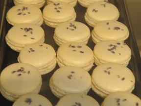 EDMONTON,ALBERTA; October 13/2009 -Macaron's sit in a display case with other baked goods inside the Duchess bakery located at 10720 124 street in EDMONTON October 13/09.  ( Walter Tychnowicz /Edmonton Journal )