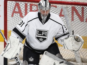 Los Angeles Kings goalie Martin Jones.