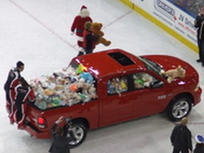 Teddy bears by the truck load begin the journey from donor to recipient