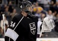 New Edmonton Oilers goalie Ben Scrivens, acquired Wednesday, Jan. 15, 2014, from the Los Angeles Kings, will start in net Jan. 16 against the Minnesota Wild.