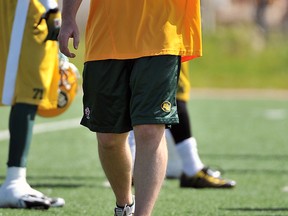 EDMONTON, ALBERTA: JUNE 29, 2010 - Edmonton Eskimos quarterbacks offensive coordinator Kevin Strasser at team practise June 29, 2010. (Photo by Larry Wong/Edmonton Journal)