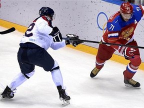 Slovakian defenceman Martin Marincin of the Edmonton Oilers faced off against some of the hockey world's top stars in Sochi, such as Russia's Ilya Kovalchuk.