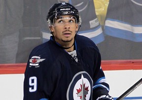 Winnipeg Jets forward Evander Kane.