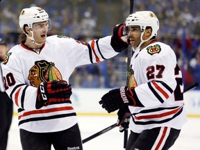 Johnny Oduya, #27, is reportedly on the block.