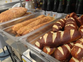 Chef Lex Boldireff makes all his own bread for sandwiches on S'wich food truck.