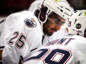 Jujhar Khaira joined the OKC Barons for a late-season trial in 2013-14.
