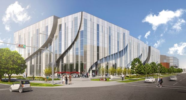 MacEwan University’s Centre for Arts and Communications on 104th Avenue at 112th Street will be a five-storey building for visual and performing arts programs and provide modern teaching space.