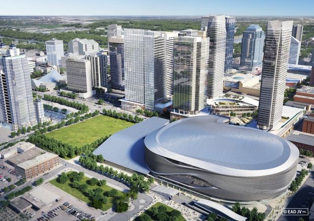 The 18,641-seat Rogers Place, on the north side of 104th Avenue at 103rd Street, will be the Oilers’ new home and site of concerts and shows as of 2016.