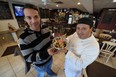 Nick (left) and Cristo Crudo of Cafe  Amore (shown in their old Delton location) are opening another restaurant in Edmonton.