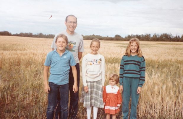 Nancy and Brad Cooper and their two children.