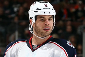 Columbus Blue Jackets forward Nathan Horton.