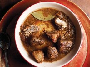 Pork Adobo is a classic dish from the Philippines. The photo comes from Saveur.