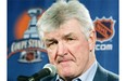 Toronto Maple Leafs head coach Pat Quinn addresses the media during a team practice at the Corel Centre in Ottawa Tuesday, April 13, 2004