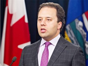 Alberta Justice Minister Jonathan Denis THE CANADIAN PRESS/Jason Franson