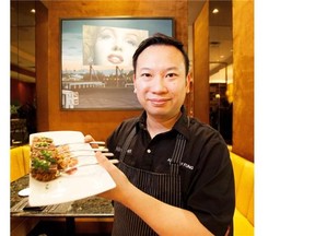 Andrew Fung of Nineteen demonstrates one of his restaurant’s most popular dishes, Ahi Tuna Twist, for the Journal’s Signature Dish series.