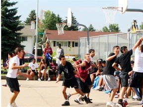 The annual Pride of the Northside four-on-four street ball tournament will be held once again on the Londonderry outdoor basketball courts at 71 Street and 144 Avenue on Saturday and Sunday.