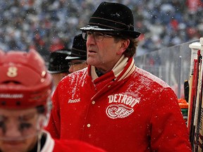 Detroit Red Wings head coach Mike Babcock during the 2014 NHL Winter Classic on Jan. 1, 2014.