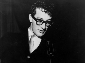 Buddy Holly and the Crickets performed at the Edmonton Gardens in 1957 as part of a cavalcade of rock ‘n’ roll stars.