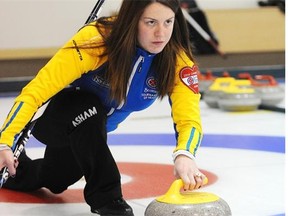 Dana Ferguson, the second for Val Sweeting’s 2014 Alberta women’s championship team, has played all four positions on a curling team at a competitive level.