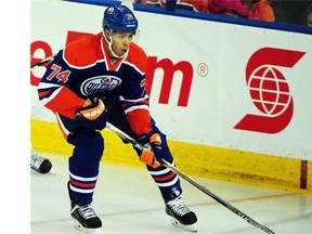 Darnell Nurse comes from an athletic family and needs all those skills to win a job with the Oilers.