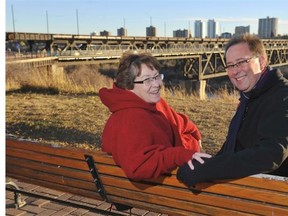 David and Kimberly Buehler are an Edmonton couple who placed a love lock on the High Level Bridge in September to commemorate their 25th anniversary. The couple then travelled to Paris and placed an identical lock on the Pont Neuf bridge. The lock in Edmonton had been removed.