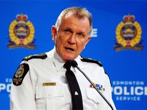 Edmonton police Chief Rod Knecht.