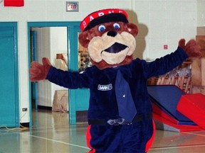 Edmonton Police mascot Barney the Bear became a pawn during budget talks at city hall in 1985. Police Chief Robert Lunney said Barney and his buddies inthe education unit faced extinction if council followed through with its proposed cut to the police budget.