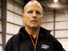 Edmonton Rush general manager and head coach Derek Keenan.