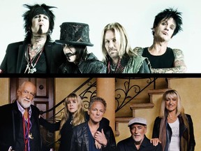 Who's cooler? Motley Crue or Fleetwood Mac? Each band is performing in Edmonton in November.