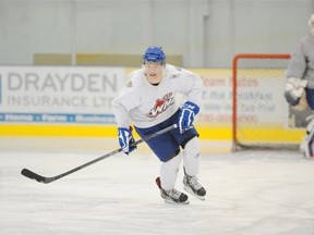 First day of the Edmonton Oil Kings’ main training camp at the Jubilee Recreation Centre in Fort Saskatchewan.