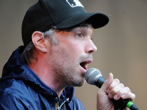 Richard Terfry, aka Buck 65 performs on Stage 3 at the 2011 Vancouver Folk Music Festival July 16 at Jericho Beach Park.