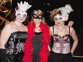 From left, Kerissa Snyder, Kelsey Sinosich and Doryen Senkevics at Nocturne