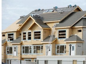 The new Habitat For Humanity housing project located 11403 17th Ave., SW. The project in southwest Edmonton is the largest Habitat For Humanity project in Canada.