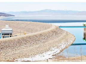 When the W.A.C. Bennett Dam on the Peace River was built in northern B.C. in the 1960s, bands in northern Alberta were forced to move.