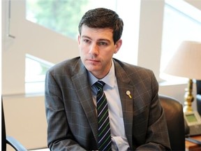Mayor Don Iveson made a pitch to the NDP caucus on Sept. 11, 2014, for federal help on urban issues ranging from the impact of climate change to homelessness.