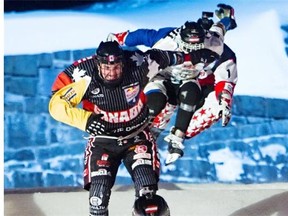 The Crashed Ice competition was created to help market the Red Bull energy drink and was first held in Stockholm in 2000.