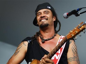 Michael Franti played Stage 6 at the Edmonton Folk Music Festival in August.