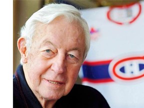 Montreal Canadiens great Jean Beliveau at his home in St. Lambert, Quebec, Wednesday, Nov., 25, 2009. THE CANADIAN PRESS/Graham Hughes.