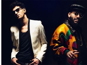 Montreal’s electro-funk duo Chromeo: starring Dave 1, left, and P-Thugg
