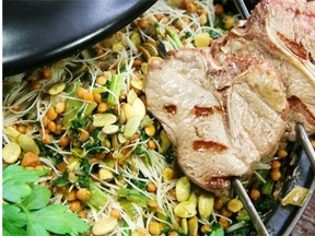 Moroccan Vermicelli with Lentils and Lamb is one of the meals in the new Canadian cookbook, Flex Appeal, that offers a compromise for vegetarians and meat eaters.