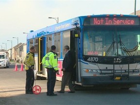 Edmonton police are investigating after a girl was run over by an ETS bus in southwest Edmonton early Tuesday.
